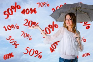 Rabatte beim Shoppen